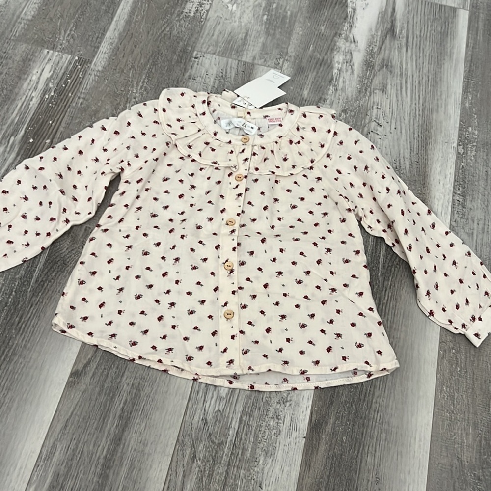 Zara Printed Blouse - Picture 2 of 9